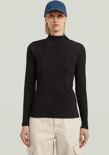 D26905-E136-6484 6484 | A-Line Slim Mock T-Shirt